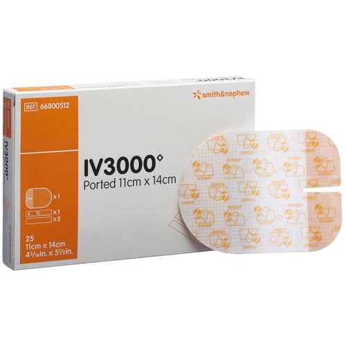 IV3000 cannula fixation 11x14cm with slot 25 pcs buy online