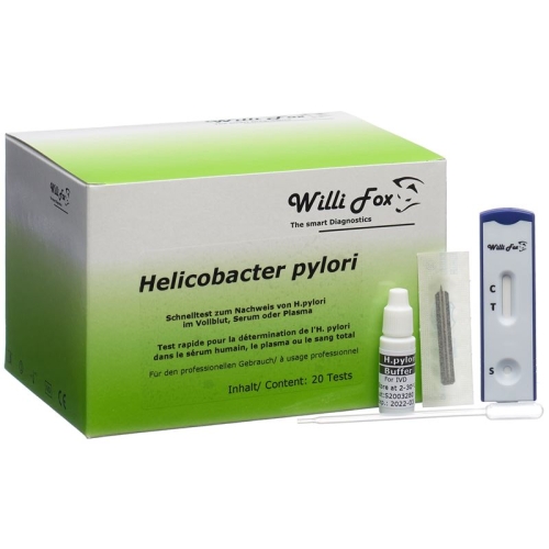 Willi Fox Helicobacter pylori blood test 20 pieces buy online