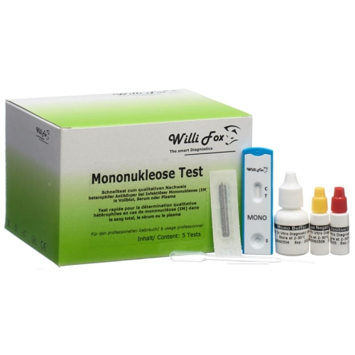 Willi Fox mononucleosis test 5 pcs buy online