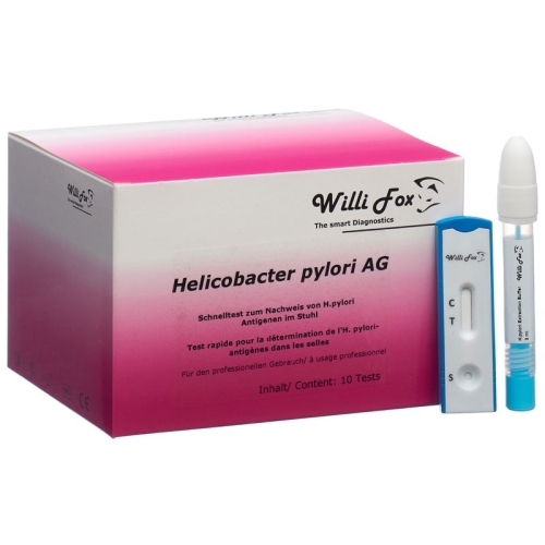 Willi Fox Helicobacter pylori stool test 10 pcs buy online