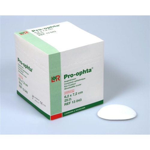 Pro-Ophta eye pillow 6.2x7.2cm sterile 25 pcs buy online