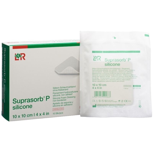 Suprasorb P silicone non-border 10x10cm 10 pcs buy online