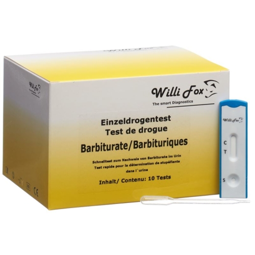 Willi Fox Drug Test Barbiturates individual urine 10 pcs buy online