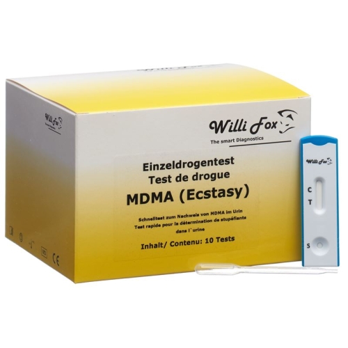 Willi Fox drug test MDMA Ecstasy individual urine 10 pcs buy online