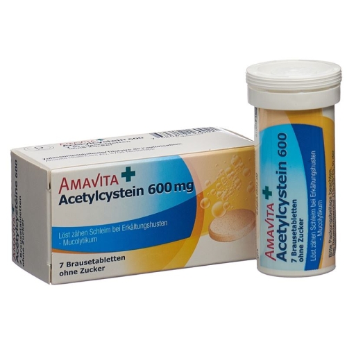 Amavita Acetylcystein Brausetabletten 600mg 7 Stück buy online