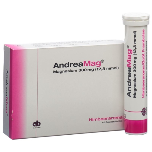 Andreamag Brausetabl 300 mg with raspberry flavor 60 pcs buy online