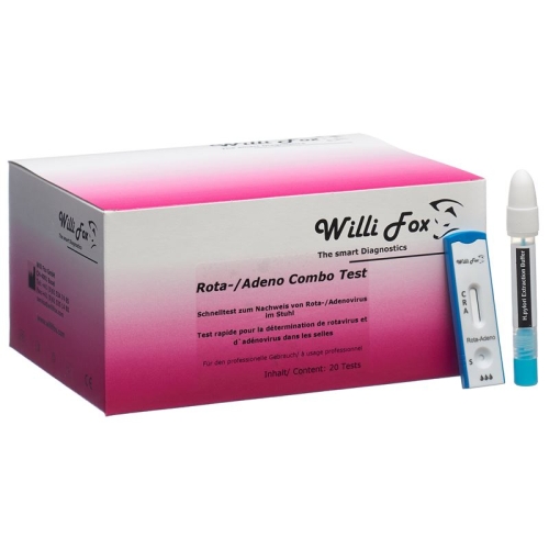 Willi Fox Rota-Adenovirus combo test 20 pieces buy online