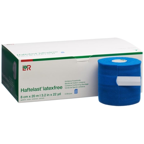 Exemplary load latex-free cohesive bandage 8cmx20m blue 6 pcs buy online