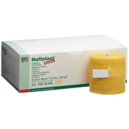 Exemplary load latex-free cohesive bandage 8cmx20m yellow 6 pcs buy online