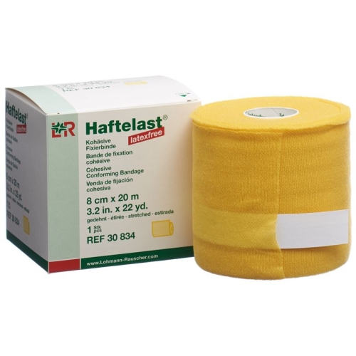 Exemplary load latex-free cohesive bandage 8cmx20m yellow buy online