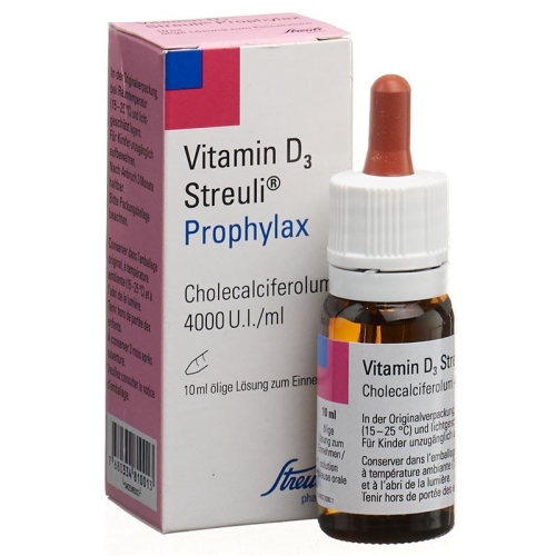 Vitamin D3 Streuli 4000 IU / ml oral solution 10 ml Prophylax buy online