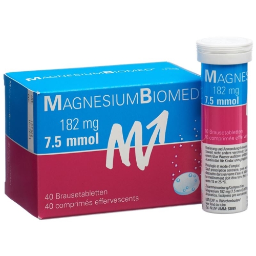 Magnesium Biomed Brausetabl 40 pcs buy online