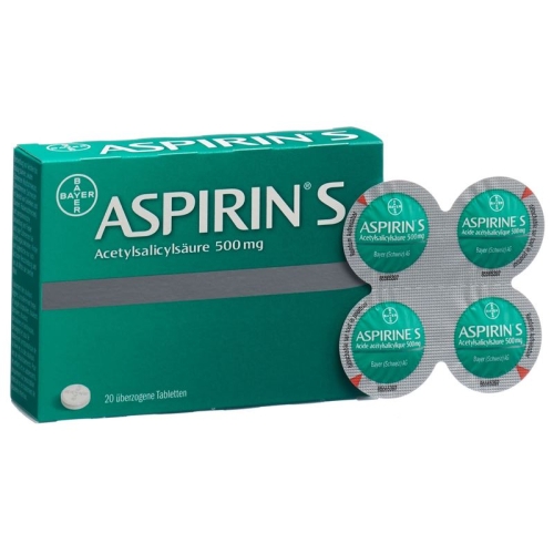 Aspirin 500 mg tbl S 20 pcs buy online