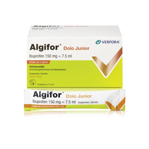 Algifor Dolo Junior Susp 150 mg / 7.5ml 18 Btl 7.5 ml buy online