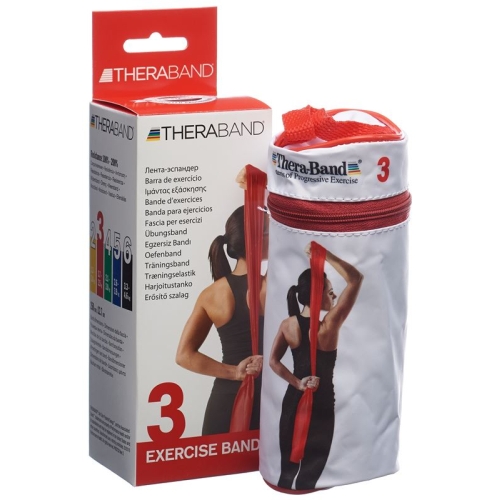 Theraband medium 2.5mx12.7cm red strong buy online