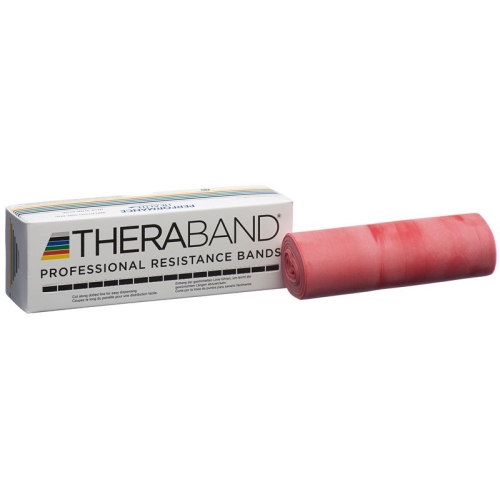 Theraband medium 5.5mx12.7cm red strong buy online