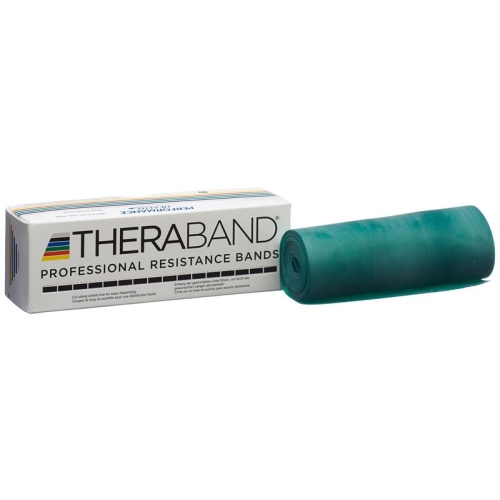 Theraband 5.5mx12.7cm green strong buy online