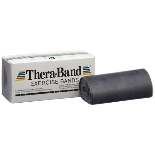 Theraband 5.5mx12.7cm black special strong buy online