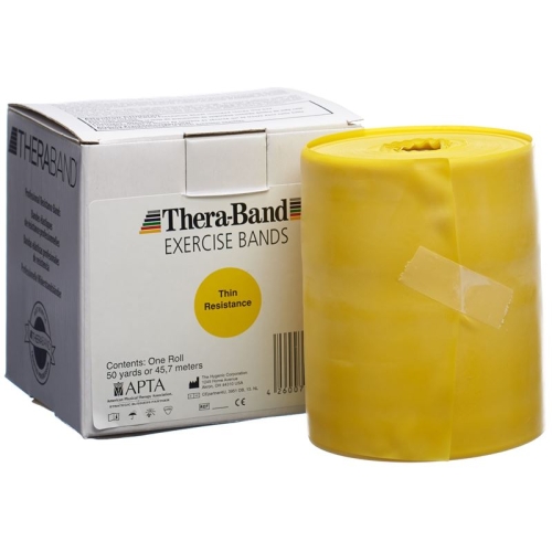 Theraband 45mx12.7cm yellow light buy online