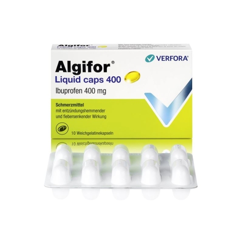 Algifor Liquid Caps 400 mg 10 pcs buy online