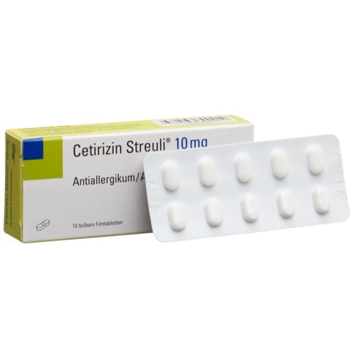 Cetirizine Streuli Filmtabl 10 mg 10 pcs buy online