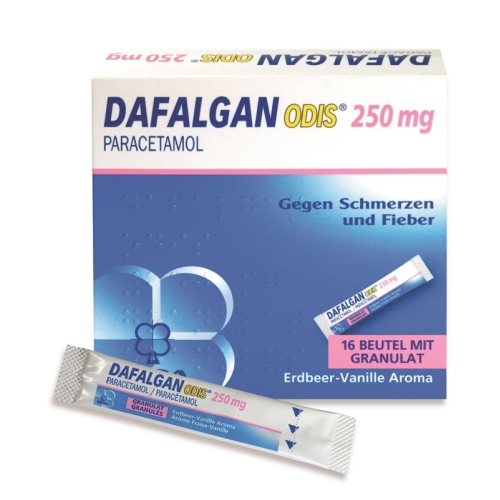 Dafalgan Odis Gran 250 mg Btl 16 pcs buy online