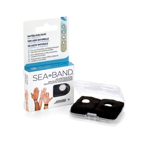 Sea-Band acupressure band adult black one pair buy online