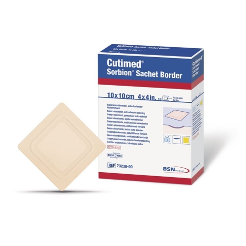 Cutimed Sorbion Sachet Border 10x10cm 25 pcs buy online