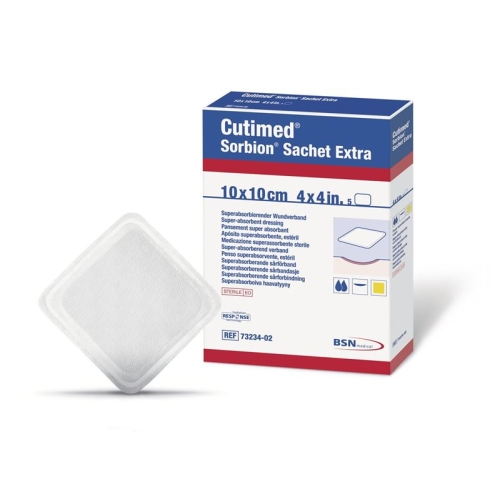 Cutimed Sorbion Sachet Extra 7.5x7.5cm 5 Stück buy online