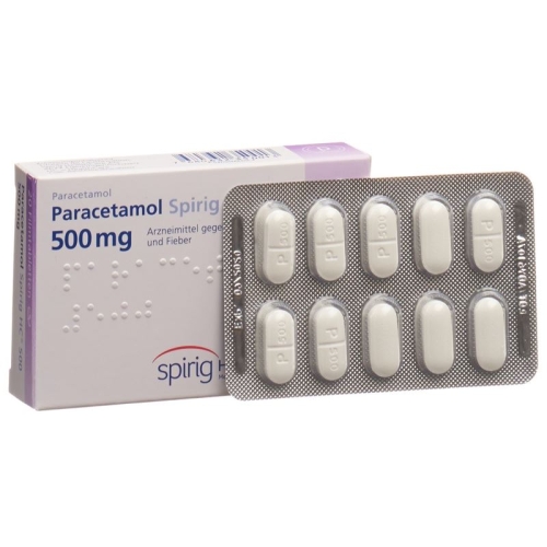 Paracetamol Spirig HC Filmtabl 500 mg 20 pieces buy online