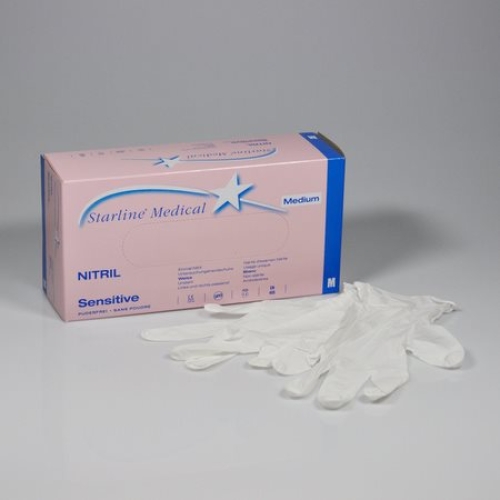 Starline Medical Nitril-Handschuhe M Pf Weiss 200 Stück buy online