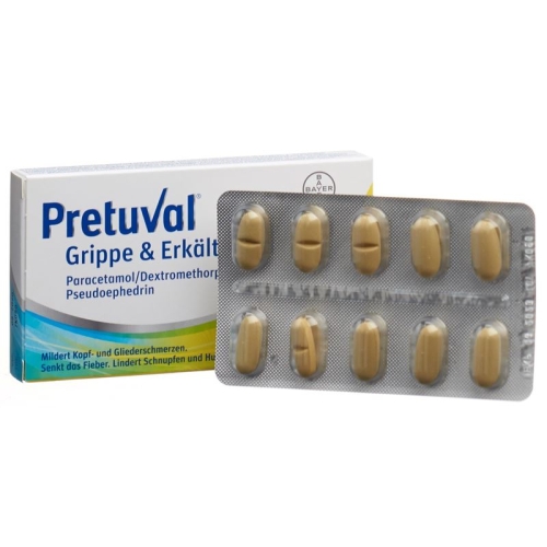 Pretuval flu and cold Filmtabl 20 pcs buy online