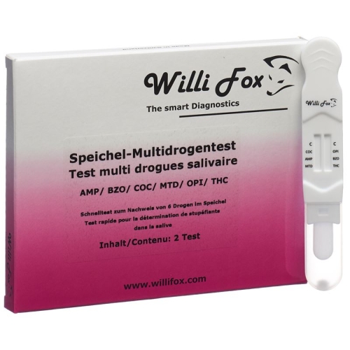 Willi Fox drug test Multi six party drugs saliva 2 pcs buy online