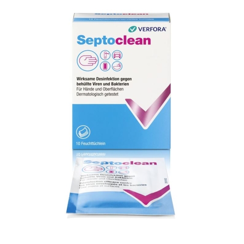 Septo-Clean Desinfektion Feuchttücher 10 Stück buy online