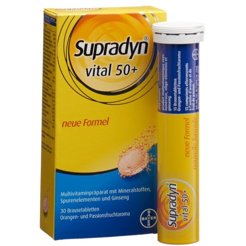 Supradyn Vital 50+ Brausetabletten (neu) 30 Stück buy online