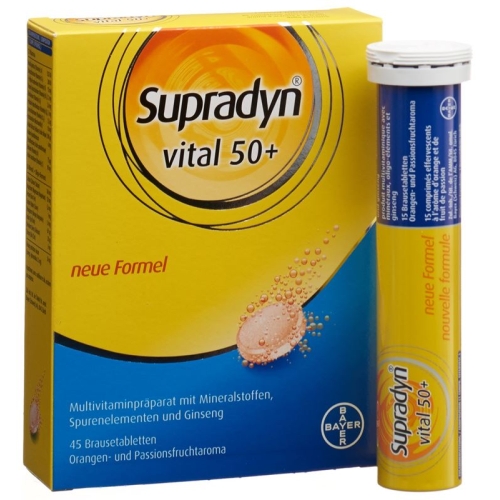 Supradyn Vital 50+ Brausetabletten (neu) 45 Stück buy online