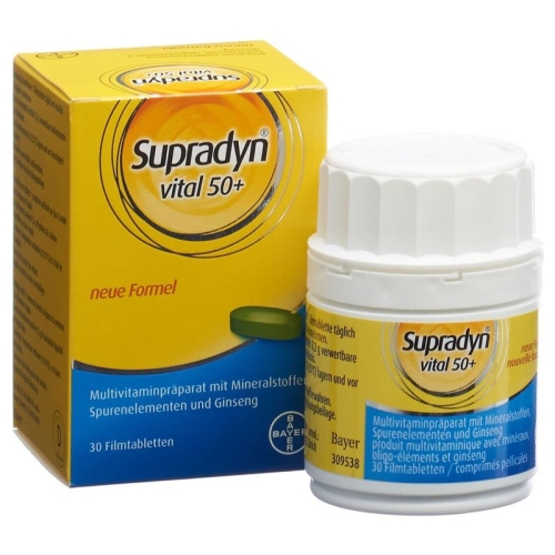 Supradyn Vital 50+ Filmtabletten (neu) 30 Stück buy online