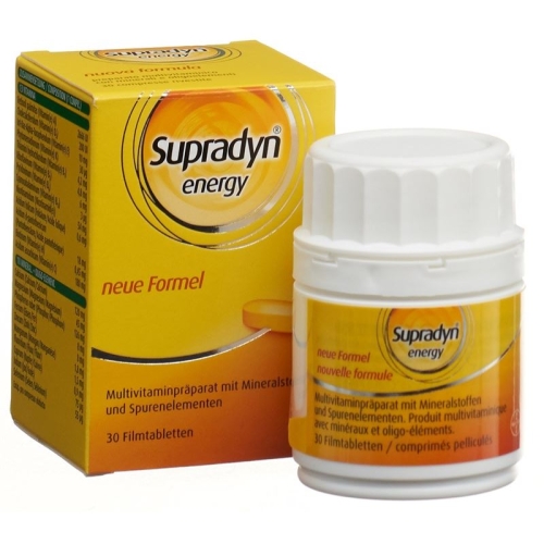 Supradyn Pro Energy-Complex Film-coated tablets Box of 30 buy online