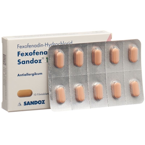 Fexofenadin Sandoz Filmtabletten 120mg 10 Stück buy online