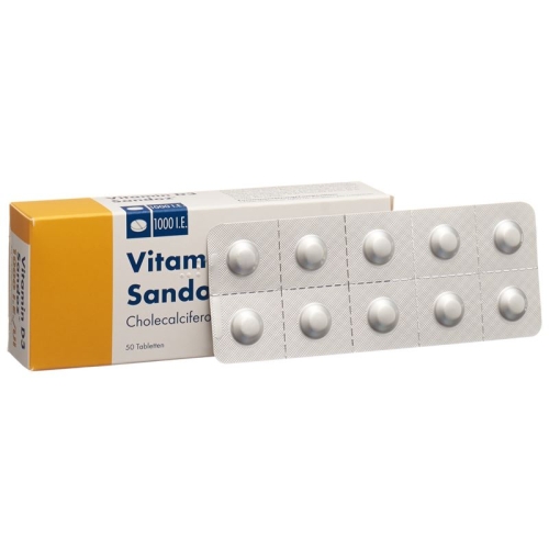 Vitamin D3 Sandoz Tabletten 1000 Ie 50 Stück buy online