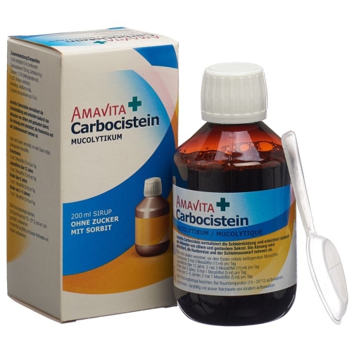 Amavita Carbocistein 750mg/15ml (neu) Flasche 200ml buy online