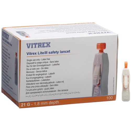 Vitrex Lite Iii Safety Einmalstechhilf 21g 100 Stück buy online