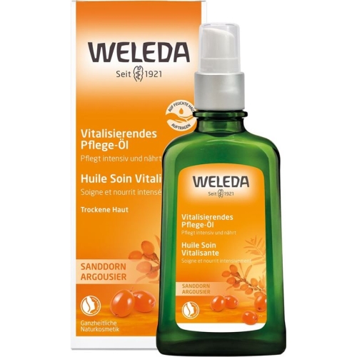 Weleda Sanddorn Vitalisierendes Pflege-Öl Glasflasche 100ml buy online