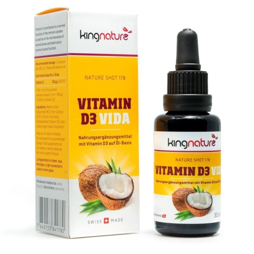 Kingnature Vitamin D3 Vida Flasche 30ml buy online