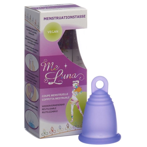 Me Luna Menstruationstasse Sport M Blau-Violett buy online