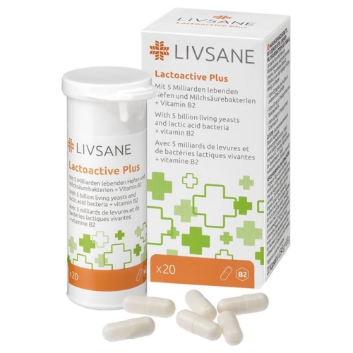 Livsane Lactoactive Plus Kapseln Dose 20 Stück buy online