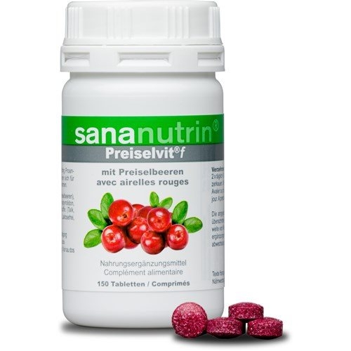 Sananutrin Preiselvit F Tabletten Dose 150 Stück buy online