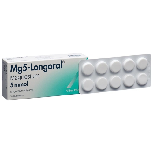 Mg5-longoral Kautabletten 5 Mmol 50 Stück buy online