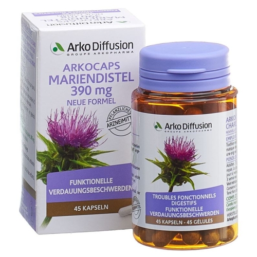 Arkocaps Mariendistel Kapseln 390mg Neue For 45 Stück buy online