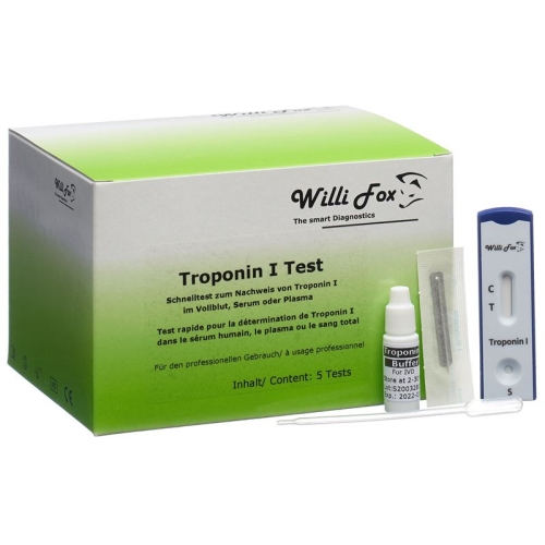 Willi Fox Troponin I Test 5 pcs buy online